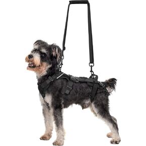 OneTigris Dog Lift Harness for Small Dogs XS, Dog Sling Carrier for Small Dogs to Help Lift and Walk, Outdoor Full Body Lift Harness with Reflective Straps, Dog Support Harness for Back Legs