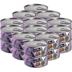 Fussie Cat Fine Dining Mousse Chicken with Pumpkin Entrée Wet cat Food, 2.47oz can, case of 24