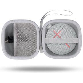 for Ultimate Ears UE MINIROLL Ultra-Portable Waterproof Bluetooth Speaker Hard Protective Case, Portable Travel Case Replacement (Gentle Black Case) - co2CREA