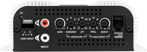 Taramps Bass 400 4 Ohms Monoblock Amplifier 400 Watt Rms قوي، 1 قناة 14.4VDC طاقة الإخراج، نطاق كامل RCA/إدخال عالي المستوى، نظام صوت السيارة in Kuwait