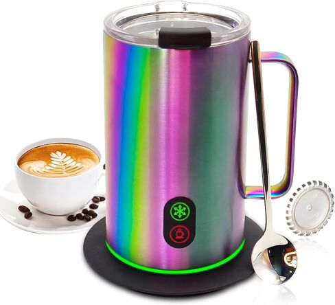 Coffee Warmer with Self Stirring Mug,2 in 1 Electric Coffee Mug Set,Powered by USB DC 5V,10W,10Hrs Auto Shut Off,Self Heating Coffee Mug for Desk Home & Office in Saudi Arabia