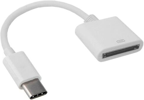 for Apple 30pin Female to USB 3.1 Type-C USB-C Sync Data Charging Adapter Cable USB Cables Accessories, Cell Phone OTG Adapters in Saudi Arabia