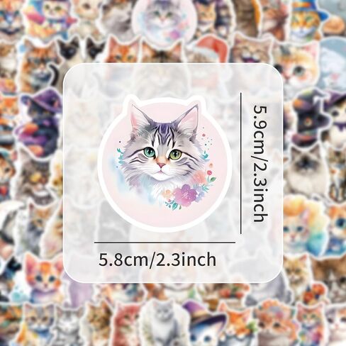 200Pcs Cat and Dog Meme Stickers, Funny Meme Stickers for Teens and Adults, Realistic Pets Decals Vinyl Stickers for Laptop Water Bottle Scrapbook Phones in Kuwait