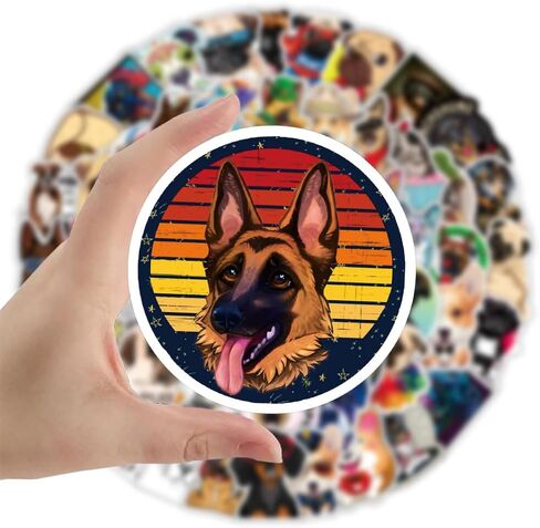 200Pcs Cat and Dog Meme Stickers, Funny Meme Stickers for Teens and Adults, Realistic Pets Decals Vinyl Stickers for Laptop Water Bottle Scrapbook Phones in Kuwait