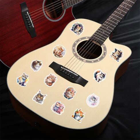 200Pcs Cat and Dog Meme Stickers, Funny Meme Stickers for Teens and Adults, Realistic Pets Decals Vinyl Stickers for Laptop Water Bottle Scrapbook Phones in Kuwait