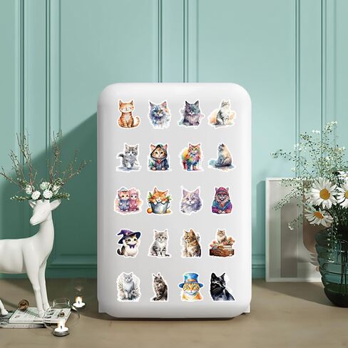 200Pcs Cat and Dog Meme Stickers, Funny Meme Stickers for Teens and Adults, Realistic Pets Decals Vinyl Stickers for Laptop Water Bottle Scrapbook Phones in Kuwait