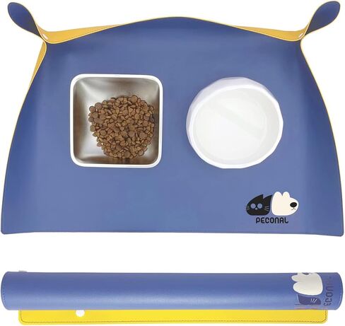 مفارش طعام كبيرة مضادة للماء للكلاب والقطط من أجل الطعام والماء، مقاومة للانسكاب وصديقة للبيئة وصديقة للبيئة للكلاب، مقاس 27.56 بوصة × 19.69 بوصة in Kuwait