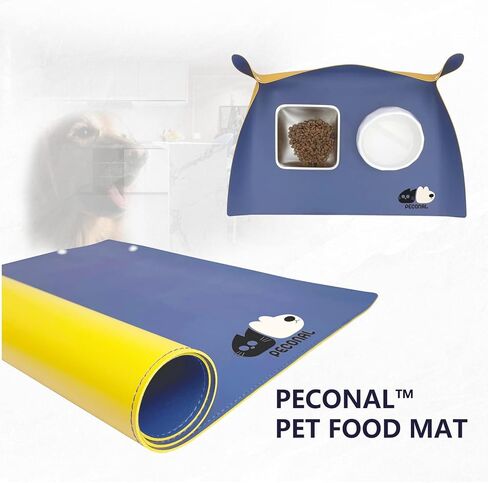 مفارش طعام كبيرة مضادة للماء للكلاب والقطط من أجل الطعام والماء، مقاومة للانسكاب وصديقة للبيئة وصديقة للبيئة للكلاب، مقاس 27.56 بوصة × 19.69 بوصة in Kuwait