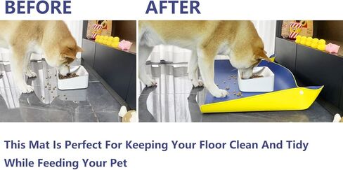 مفارش طعام كبيرة مضادة للماء للكلاب والقطط من أجل الطعام والماء، مقاومة للانسكاب وصديقة للبيئة وصديقة للبيئة للكلاب، مقاس 27.56 بوصة × 19.69 بوصة in Kuwait