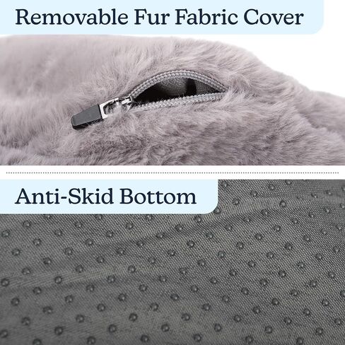 PETMAKER Dog Bed - Donut Dog Bed and Cat Bed for Medium Pets - Dog Bed with Removable Washable Cover and Nonslip Bottom - Puppy Essentials (Beige) in Saudi Arabia