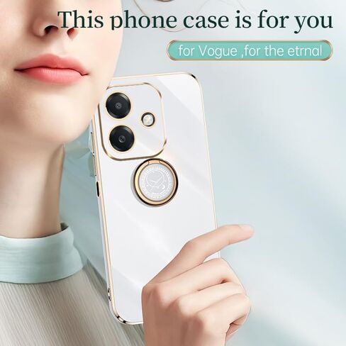 Compatible with Oppo A40 4G Case Slim Soft Cover with Screen Protector,TPU Bumper with Kickstand Ring Holder Protective Cover,Black in Saudi Arabia