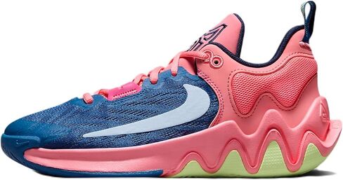 Nike Giannis Immortality 2 Big Kids' Basketball Shoes Grade School, Pink Gaze/Celestine Blue, 5 Big Kid in Saudi Arabia