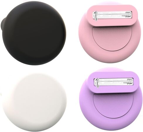 Waterproof AirTag Holder for Kids[Discreet] - 2-Pack Mini Silicone Air Tag Cover with Invisible Pin,GPS Tracker Case for Children, Elderly, Clothes, Backpack, Luggage (Black, Dark Blue) in Saudi Arabia
