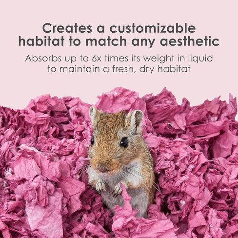 Kaytee Clean & Cozy Colors, Small Animal Bedding with Extreme Odor Control, Kaleidoscope, 49.2 Liters in Kuwait