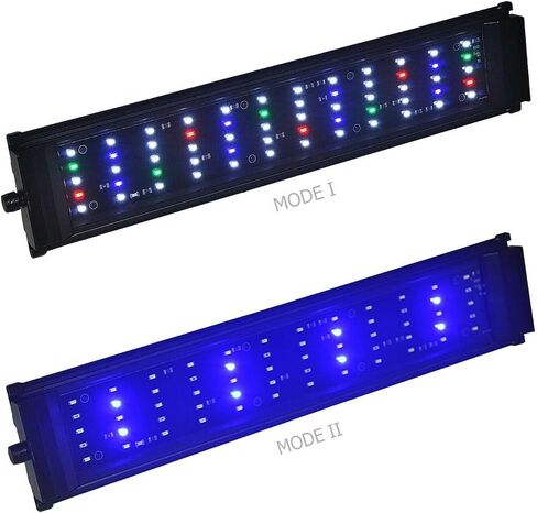 DA FSPEC Gen2 LED حوض السمك ضوء كامل الطيف خافت تلقائي تشغيل إيقاف مؤقت ثابت متعدد الألوان المياه العذبة 20 24 30 36 48 72 (48 بوصة (120 سم)) in Saudi Arabia