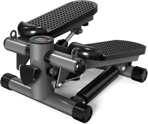 Mini Stair Stepper for Home Exercise, Weight Capacity 330 LBS, with LED Smart Display and Resistance Bands in Saudi Arabia