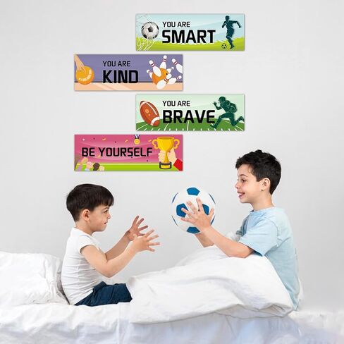 Fun-Plus Little Man Cave, Game Room Sign for Boys Room Gamer Room Wall Decor, Wall Art for Kids Bedroom Playroom Decorations in Kuwait