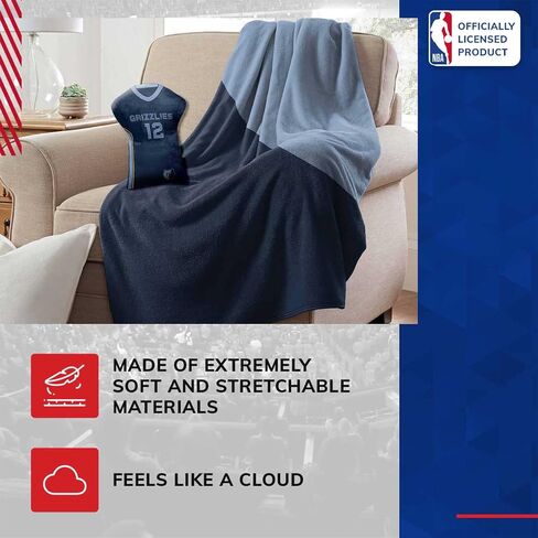Northwest NBA Travel LaMelo Ball Jersey Cloud Pillow Bedding Accessories (Charlotte Hornets - Teal) in Saudi Arabia