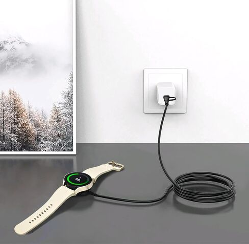 شاحن USB C/A مطور 2 في 1 لساعة Samsung Galaxy Watch 7/6/6 Classic/5/5 Pro/4/4 Classic/3/Active 2/Active 1/Ultra/Fe، شاحن ساعة Galaxy سريع الشحن لهاتف Samsung Galaxy ساعة، 3.4 قدم، 1 حزمة in Saudi Arabia