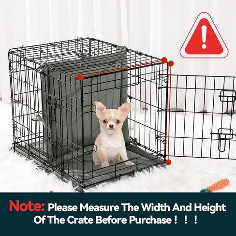 HOMBYS Soft Dog Crate Divider Panel with Crate Mat (Without Crate), Warm Thick Dog Kennel Divider with Ties, Dog Crate Accessories for Puppy Crate Training in Saudi Arabia