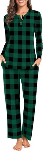 طقم بيجامة نسائي من syoss بأكمام طويلة وملابس نوم مكونة من قطعتين PJ Sets L-4XL in Saudi Arabia