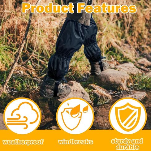 4 قطع من أغطية الساق للعناية بالعشب، واقيات أرجل أكل الأعشاب، مقاومة للماء وقابلة للتعديل لأحذية الثلج للعمل في الحديقة والمزرعة، وتسلق الجبال والمشي بالأحذية الثلجية in Kuwait