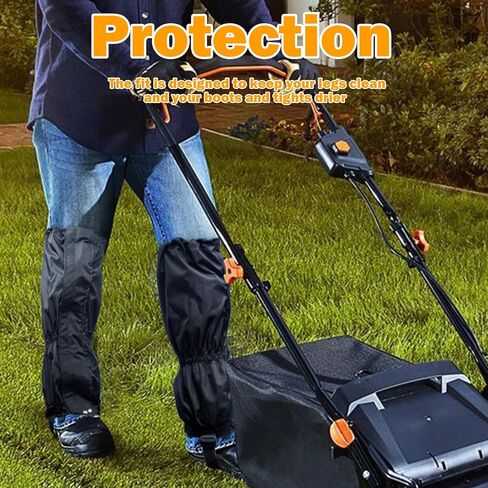 4 قطع من أغطية الساق للعناية بالعشب، واقيات أرجل أكل الأعشاب، مقاومة للماء وقابلة للتعديل لأحذية الثلج للعمل في الحديقة والمزرعة، وتسلق الجبال والمشي بالأحذية الثلجية in Kuwait