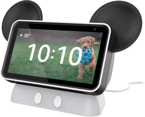 صُنع خصيصًا لأمازون، حامل مستوحى من Disney Mickey Mouse Steamboat Willie لـ Amazon Echo Show 5 (الجيل الأول والثاني) in Saudi Arabia
