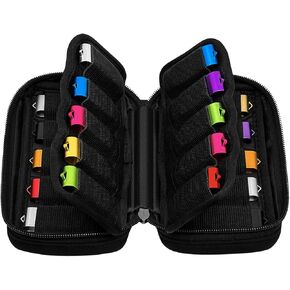 20 Slots USB Flash Drive Case with Labels, USB Storage Case Thumb Drive Holder case USB Organizer Storage Bag Electronic Accessories Organizer for USB Memory Stick
