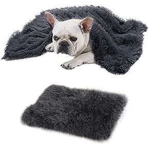 Small Puppy Blanket Dog Cat Blanket Washable Pet Mat 22x14 inches,MIOKY Plush Fuzzy Calming Blanket Super Soft Warm Couch Bed Protects Double Sided Fluffy Fleece Blanket Throw,Pink
