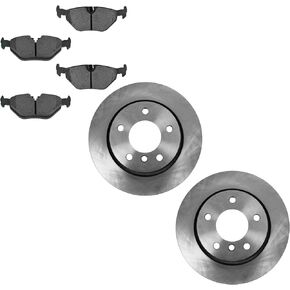 Rear Brake Pad & Rotor Kit Semi Metallic for 94-04 Ford Mustang GT & V6