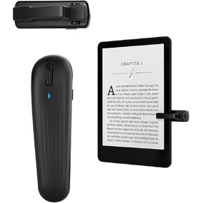 جهاز التحكم عن بعد ADZERD لصفحة التحكم عن بعد لجهاز Kindle Paperwhite، قراءة بدون استخدام اليدين، متوافق مع جميع أجهزة القراءة الإلكترونية التي تعمل باللمس، iPad، iPhone، iOS وأجهزة Android اللوحية، اتصال RF in Kuwait