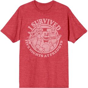 Five Nights at Freddy's Fazbear Pizza Heather T-Shirt