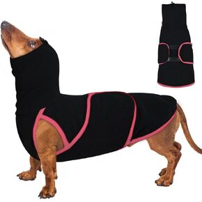 Dog Anxiety Jacket Calming Shirt, Anxiety Relief Calming Vest with Dog Ear Muffs, Noise Protection Winter Dog Coat, ThunderShirt for Dogs, Lightweight Stretchy Turtleneck Dog T-Shirts