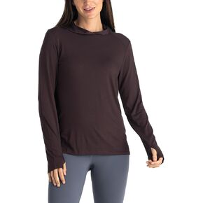 Free Fly Women's Shade Hoodie II - UPF 50+ Sun Protection Clothing Women’s Sun Shirt, Bamboo Viscose Hooded Shirt for Women
