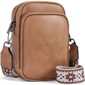 Small Crossbody Bags for Women Trendy,Vegan Leather Cell Phone Purse Crossbody Handbag Purse with Built in Wallet