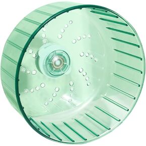Ipetboom Silent Hamster Exercise Wheel, Household Hamster Running Wheel, Silent Jogging Exercise Toy Hamster Cage Accessory for Hamsters Gerbils Mice Or Other Small Animals, Green
