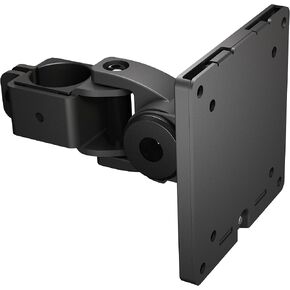 VIVO Steel Ultrawide Monitor Bracket Pole Mount with Removable 75mm and 100mm VESA Plate, Fits up to 49 inch Screens, 1.4 inch Pole Diameter, Black, MOUNT-POLE49U