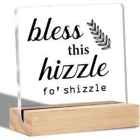 Gift for Family Sister Bestie Friend Hostess Gifts for Women Christmas Gifts Desk Decorative Signs Plaques 4 x 4 Inches acrylic