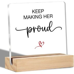 Gift for Family Sister Bestie Friend Hostess Gifts for Women Christmas Gifts Desk Decorative Signs Plaques 4 x 4 Inches acrylic