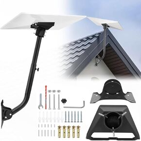 Adjustable Starlink Gen 3 Mount, 29in Starlink Mounting Kit Gen 3, Starlink Long Wall Mount for Starlink Internet Kit Satellite, Starlink Roof Mount with Starlink Gen 3 Pipe Adapte