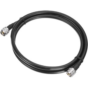 uxcell RG8/U Coax Cable with Pl-259 Male Connectors for CB/Ham Radio 30.5m/100ft