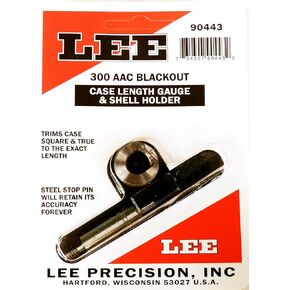 Lee Precision Reloading Gauge/Holder 300 AAC Blackout Lee Precision Gauge/Holder 300 AAC Blackout, Silver, Small