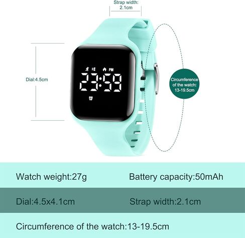 NN BEN NEVIS Kids Watch, Digital Watch for Boys Girls, Sport Watch with Fitness Tracker, Alarm Clock, Stopwatch, No App and Waterproof, Watch for Kids Ages 5-12 in Kuwait