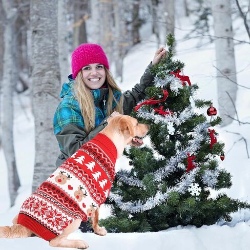 Family Matching Dog and Owner Clothes Outfits,Christmas Pet Cat Sweater Costume for Small Medium Extra Large Dogs/Women/Men-Dog and Owner Matching Sweaters Separately(Only for Pet, Pet 4XL) in Saudi Arabia