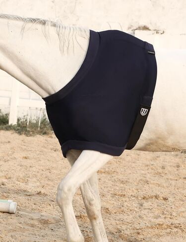 Harrison Howard Horse Shoulder Guard Thick Stretchy with Inner Soft Fleece Lining Adding Comfort Prevents Chafing Navy M in Saudi Arabia