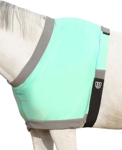 Harrison Howard Horse Shoulder Guard Thick Stretchy with Inner Soft Fleece Lining Adding Comfort Prevents Chafing Navy M in Saudi Arabia