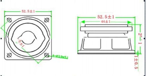 6PCS 4Ohm 5W Full Range Audio Speaker Bass Stereo Woofer Loudspeaker Compatible with Arduino (Red) in Kuwait