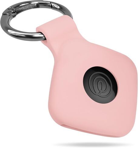 Geiomoo Silicone Case for Tile Mate (2024), Tile Mate (2022), Tile Mate (2020) Tracker, Soft Flexible Scratch Resistant Protective Cover with Carabiner (Pink) in Saudi Arabia