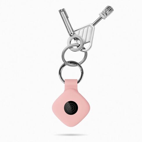 Geiomoo Silicone Case for Tile Mate (2024), Tile Mate (2022), Tile Mate (2020) Tracker, Soft Flexible Scratch Resistant Protective Cover with Carabiner (Pink) in Saudi Arabia